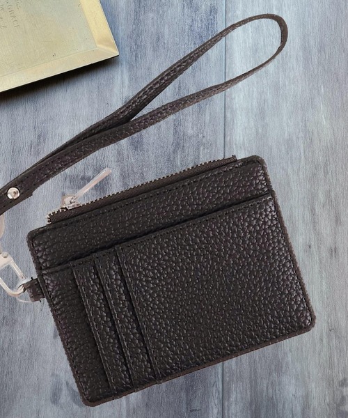 urbanfemine./PUストラップ付きパスケース U7158（パスケース