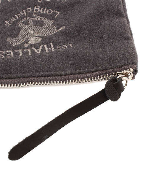 Rouge vif（ルージュヴィフ）の「Liberty別注2TONE CLUTCH（クラッチバッグ・レディース・ネイビー/グレー・FREE）」の3枚目の写真