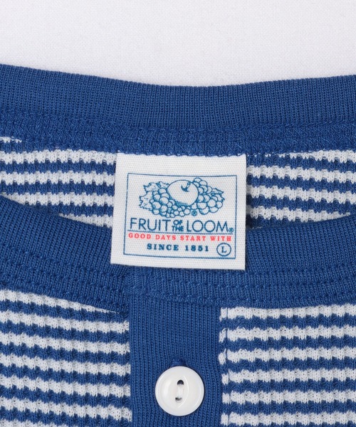 FRUIT OF THE LOOM(フルーツオブザルーム)の「ボーダーワッフルキャミ / インナー / トップス / シンプル / カジュアル / 無地(キャミソール・レディース・レッド/ブルー/グレー・S/M/L)」の10枚目の写真