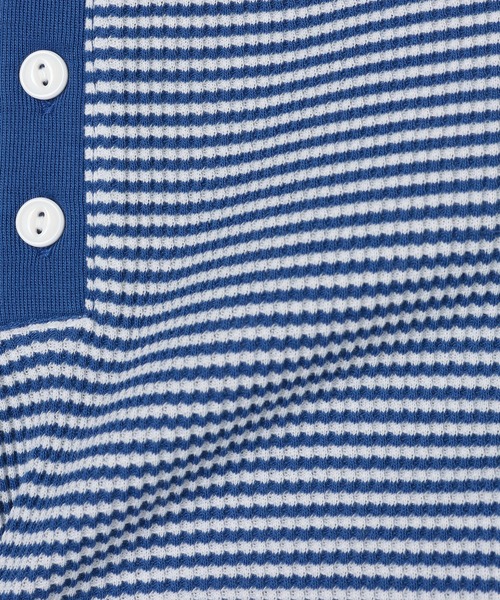 FRUIT OF THE LOOM(フルーツオブザルーム)の「ボーダーワッフルキャミ / インナー / トップス / シンプル / カジュアル / 無地(キャミソール・レディース・レッド/ブルー/グレー・S/M/L)」の11枚目の写真