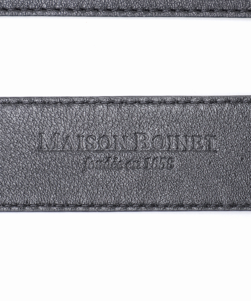 MAISON BOINET　30MM幅　黒ベルト MAISON BOINET 30MM幅 黒ベルト