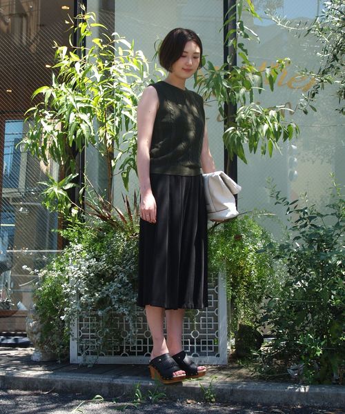 Another Edition（アナザーエディション）の「レーヨンポリエステルガウチョ/AEBC R/P GAUCHO FW◆（その他パンツ・レディース・ブラック/オレンジ/オリーブ・フリー）」の17枚目の写真