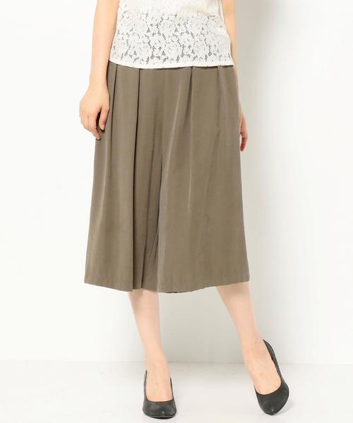 Another Edition（アナザーエディション）の「レーヨンポリエステルガウチョ/AEBC R/P GAUCHO FW◆（その他パンツ・レディース・ブラック/オレンジ/オリーブ・フリー）」の2枚目の写真