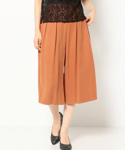 Another Edition（アナザーエディション）の「レーヨンポリエステルガウチョ/AEBC R/P GAUCHO FW◆（その他パンツ・レディース・ブラック/オレンジ/オリーブ・フリー）」の3枚目の写真