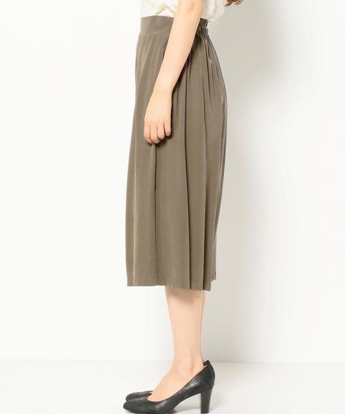 Another Edition（アナザーエディション）の「レーヨンポリエステルガウチョ/AEBC R/P GAUCHO FW◆（その他パンツ・レディース・ブラック/オレンジ/オリーブ・フリー）」の4枚目の写真