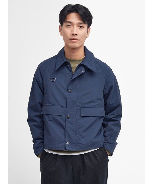 Barbour スペイジャケット ショート丈 ダブルジップ ラグラン Lサイズ Barbour スペイジャケット ショート丈 ダブルジップ ラグラン Lサイズ