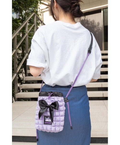 sanrio(サンリオ)の「【 sanrio / サンリオ 】 ポップコーン ビッグリボン ショルダーポーチ AWK(ショルダーバッグ・レディース・ライトブルー/ラベンダー・FREE)」の2枚目の写真