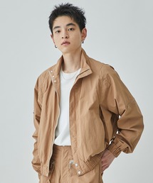 【MATSUFUJI/マツフジ】Stand Collar Nylon Jacket