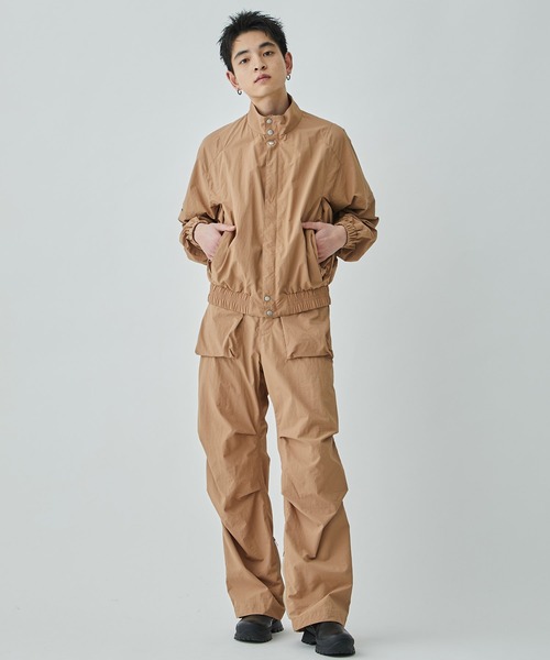 MATSUFUJI/マツフジ】Stand Collar Nylon Jacket（ナイロン