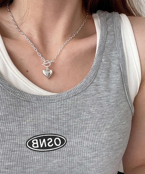 HALEY PESCA（ヘーリーペスカ）の「HALEY PESCA/メタルハート　マンテルチェーンネックレス（ネックレス・レディース・シルバー・FREE）」の10枚目の写真