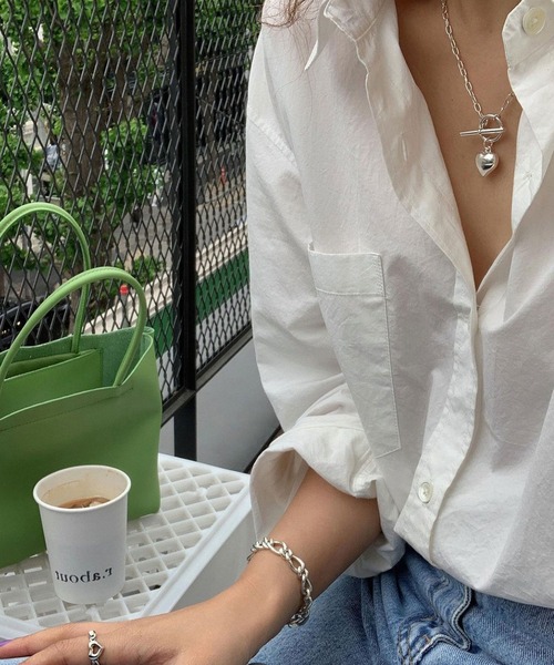 HALEY PESCA（ヘーリーペスカ）の「HALEY PESCA/メタルハート　マンテルチェーンネックレス（ネックレス・レディース・シルバー・FREE）」の7枚目の写真