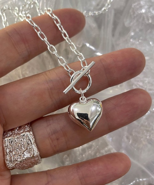 HALEY PESCA（ヘーリーペスカ）の「HALEY PESCA/メタルハート　マンテルチェーンネックレス（ネックレス・レディース・シルバー・FREE）」の6枚目の写真