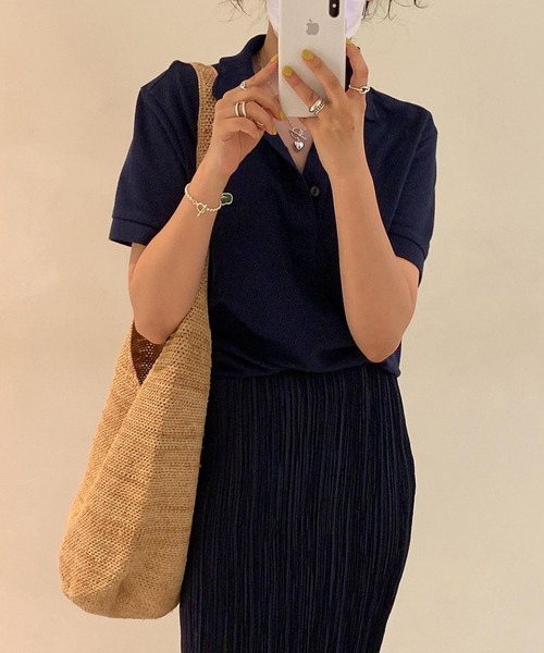 HALEY PESCA（ヘーリーペスカ）の「HALEY PESCA/メタルハート　マンテルチェーンネックレス（ネックレス・レディース・シルバー・FREE）」の4枚目の写真