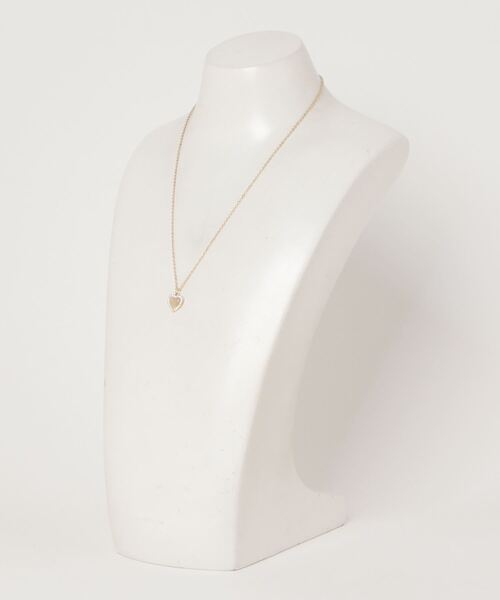 RUBY AND YOU（ルビーアンドユー）の「［select］ハートネックレス（ネックレス・レディース・ゴールド・FREE）」の4枚目の写真