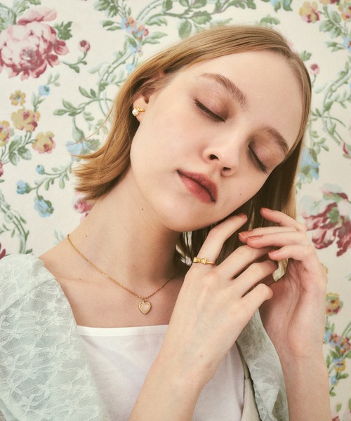 RUBY AND YOU（ルビーアンドユー）の「［select］ハートネックレス（ネックレス・レディース・ゴールド・FREE）」の2枚目の写真