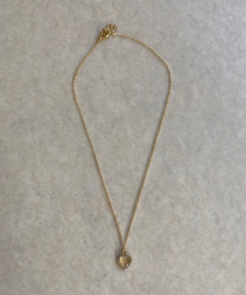 RUBY AND YOU（ルビーアンドユー）の「［select］ハートネックレス（ネックレス・レディース・ゴールド・FREE）」の7枚目の写真