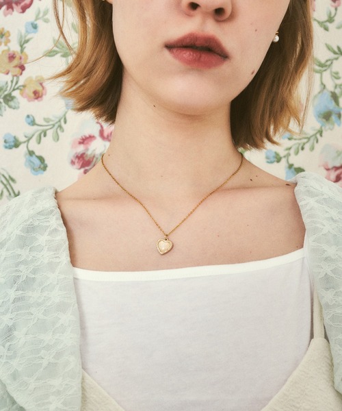 RUBY AND YOU（ルビーアンドユー）の「［select］ハートネックレス（ネックレス・レディース・ゴールド・FREE）」の8枚目の写真