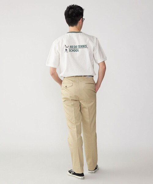 【セール】【SHIPS別注】Champion: ウォッシュ プリント リンガーネック 半袖 Tシャツ（Tシャツ/カットソー）｜Champion（チャンピオン）