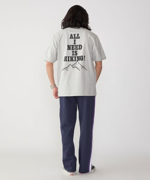 【セール】【SHIPS別注】Champion: ウォッシュ プリント リンガーネック 半袖 Tシャツ（Tシャツ/カットソー）｜Champion（チャンピオン）