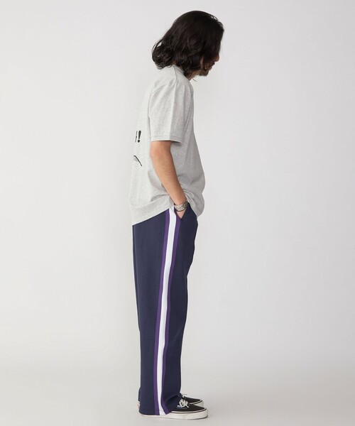 【セール】【SHIPS別注】Champion: ウォッシュ プリント リンガーネック 半袖 Tシャツ（Tシャツ/カットソー）｜Champion（チャンピオン）