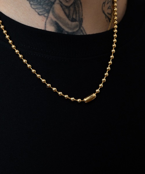 Subciety(サブサエティ)の「BALLCHAIN NECKLACE(ネックレス・メンズ・ゴールド/シルバー・FREE)」の1枚目の写真