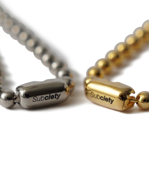 Subciety(サブサエティ)の「BALLCHAIN NECKLACE(ネックレス・メンズ・ゴールド/シルバー・FREE)」の8枚目の写真