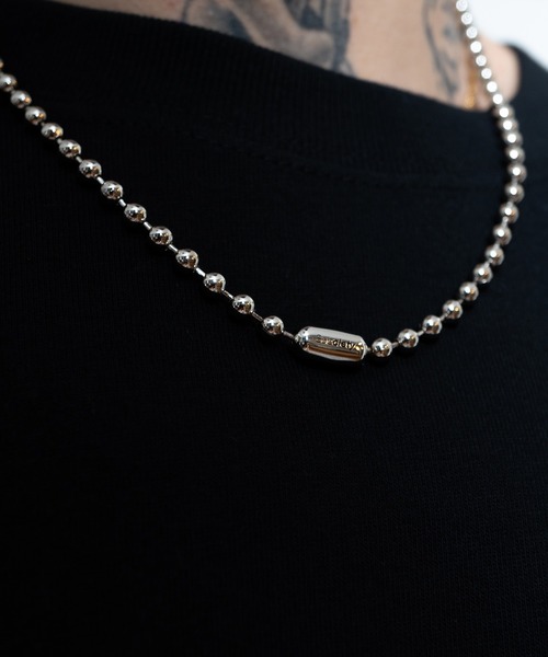 Subciety(サブサエティ)の「BALLCHAIN NECKLACE(ネックレス・メンズ・ゴールド/シルバー・FREE)」の4枚目の写真