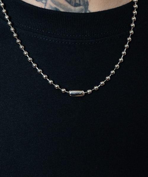 Subciety(サブサエティ)の「BALLCHAIN NECKLACE(ネックレス・メンズ・ゴールド/シルバー・FREE)」の3枚目の写真