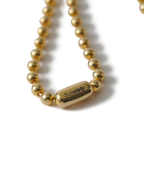 Subciety(サブサエティ)の「BALLCHAIN NECKLACE(ネックレス・メンズ・ゴールド/シルバー・FREE)」の15枚目の写真
