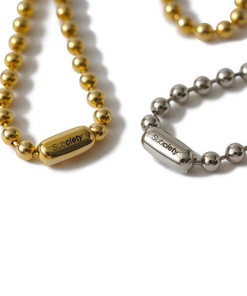 Subciety(サブサエティ)の「BALLCHAIN NECKLACE(ネックレス・メンズ・ゴールド/シルバー・FREE)」の13枚目の写真