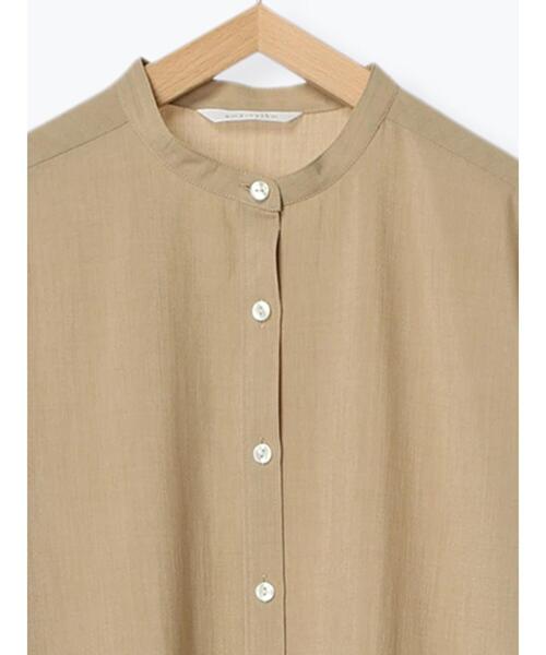 sm2rhythm（サマンサモスモスリズム）の「【撥水加工・イージーケア】スタンドカラーワンピース（ワンピース・レディース・ベージュ/ブラック・F）」の16枚目の写真