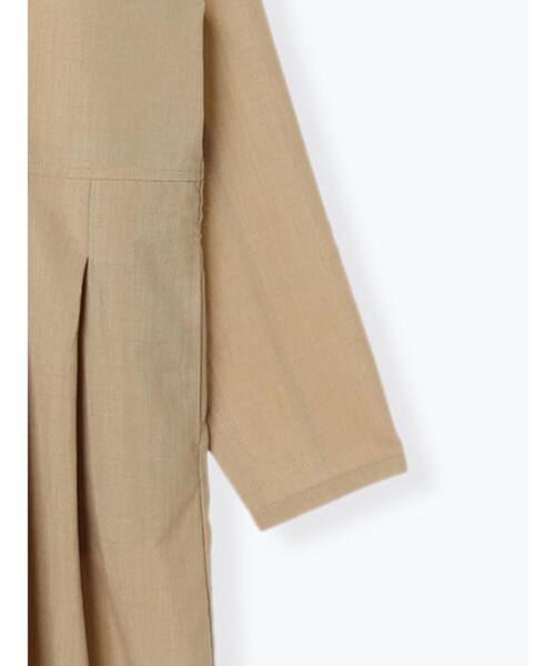 sm2rhythm（サマンサモスモスリズム）の「【撥水加工・イージーケア】スタンドカラーワンピース（ワンピース・レディース・ベージュ/ブラック・F）」の17枚目の写真