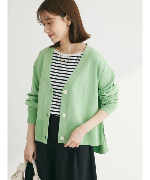 Green Parks(グリーンパークス)の「洗える ショート丈カーディガン(カーディガン/ボレロ・レディース・ブルー/グリーン/ブラック/ライトベージュ・FREE)」の20枚目の写真
