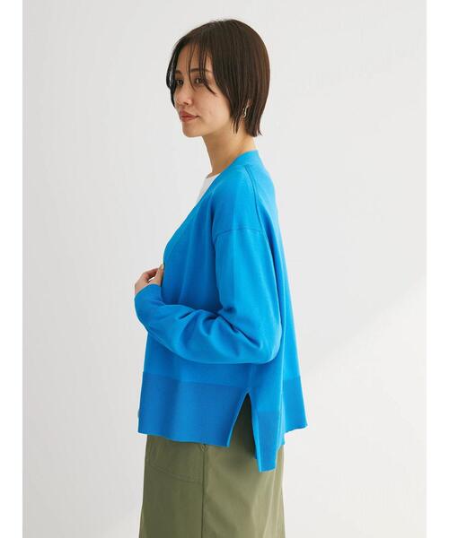 Green Parks(グリーンパークス)の「洗える ショート丈カーディガン(カーディガン/ボレロ・レディース・ブルー/グリーン/ブラック/ライトベージュ・FREE)」の11枚目の写真