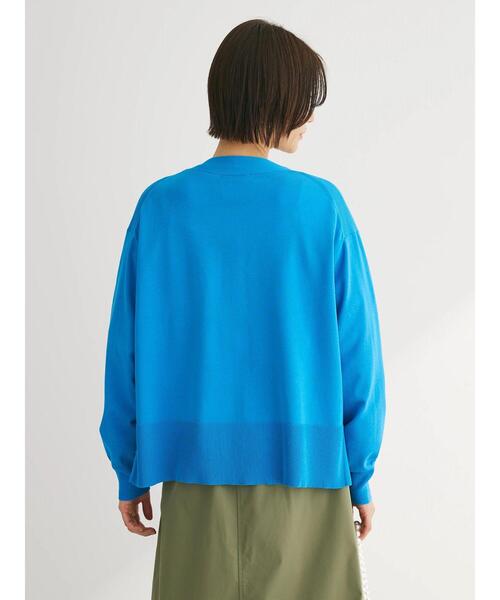 Green Parks(グリーンパークス)の「洗える ショート丈カーディガン(カーディガン/ボレロ・レディース・ブルー/グリーン/ブラック/ライトベージュ・FREE)」の12枚目の写真