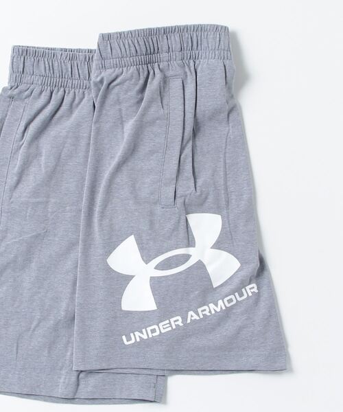 UNDER ARMOUR(アンダーアーマー)の「アンダーアーマー UAスポーツスタイル コットン ショーツ(その他パンツ・メンズ・ブラック/グレー・M/L/LL/3L)」の4枚目の写真