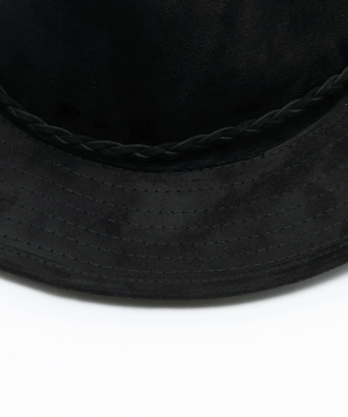 AZUL by moussy（アズールバイマウジー）の「フェイクスウェード編込みベルトHAT（ハット・レディース・ブラウン/ブラック/ボルドー/キャメル/ネイビー・FREE）」の8枚目の写真