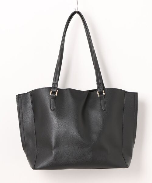 clear（クリア）の「トートバック[A4サイズ収納可]（トートバッグ・レディース・ブラック/グレイッシュベージュ/アイボリー・F）」の4枚目の写真