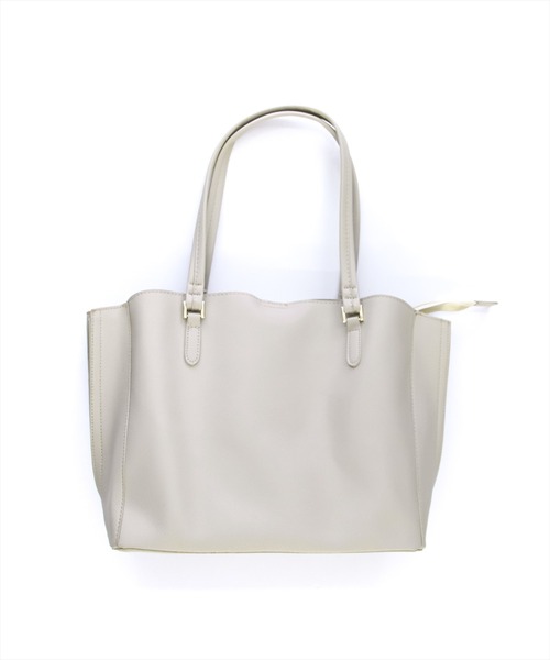 clear（クリア）の「トートバック[A4サイズ収納可]（トートバッグ・レディース・ブラック/グレイッシュベージュ/アイボリー・F）」の8枚目の写真