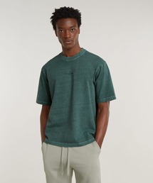 G-STAR | OVERDYED CENTER CHEST BOXY T-SHIRT/オーバーダイオーバーサイズロゴT(Tシャツ/カットソー)