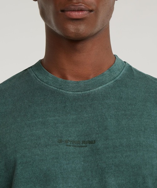 OVERDYED CENTER CHEST BOXY T-SHIRT/オーバーダイオーバー