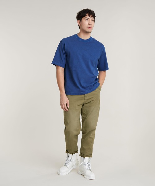 送料込★G-Star★Overdyed Center Chest Boxy 半袖Tシャツ G-Star RAW｜【公式ショップ】OVERDYED CENTER CHEST BOXY T