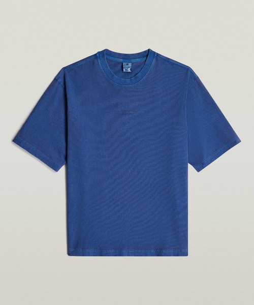 送料込★G-Star★Overdyed Center Chest Boxy 半袖Tシャツ セール】OVERDYED CENTER CHEST BOXY T-SHIRT/オーバーダイ