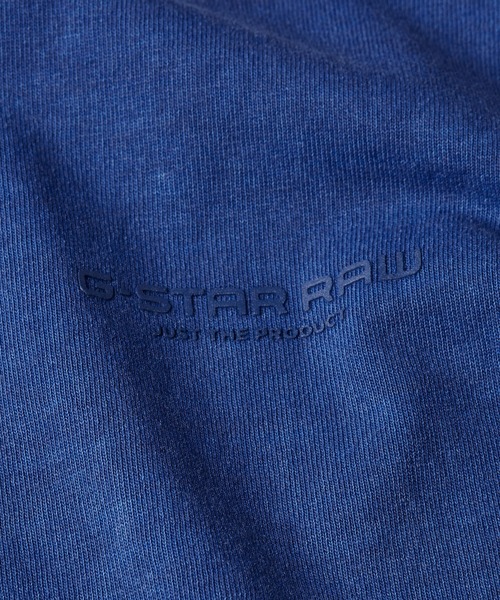 G-STAR（ジースター）の「OVERDYED CENTER CHEST BOXY T-SHIRT/オーバーダイオーバーサイズロゴT（Tシャツ/カットソー・メンズ・ブルー系その他/ダークオリーブ・MEDIUM/SMALL/LARGE/X-SMALL/X-LARGE）」の14枚目の写真