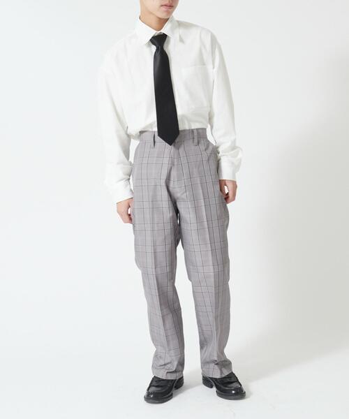 WEGO(ウィゴー)の「WEGO/メンズムジスクールネクタイ(ネクタイ・メンズ・ブラック・FREE)」の2枚目の写真