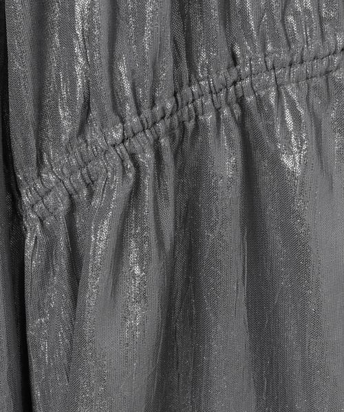 JEANASIS（ジーナシス）の「ドロストメタリックスカート/114462