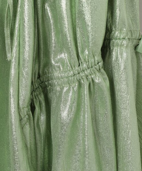 スカート uu JEANASIS（ジーナシス）の「ドロストメタリックスカート/114462