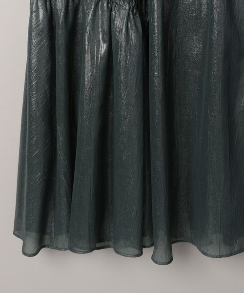 JEANASIS（ジーナシス）の「ドロストメタリックスカート/114462