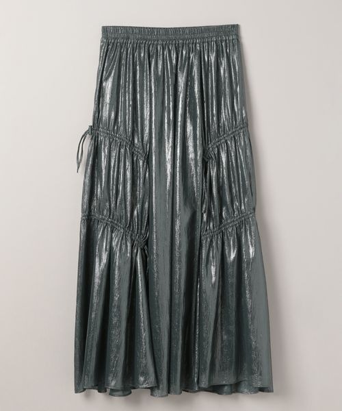 JEANASIS（ジーナシス）の「ドロストメタリックスカート/114462（スカート・レディース・シルバー/チャコールグレー/ライム/ホワイト系その他/シルバー系その他/ブラック・FREE/SMALL）」の22枚目の写真