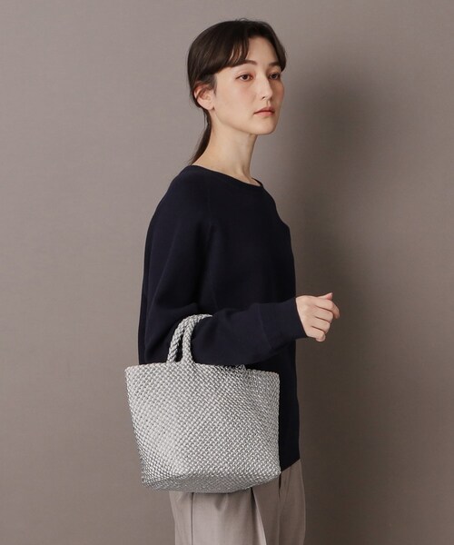 HIROFU(ヒロフ)の「【ブレッツァナイロン】メッシュトートバッグ S メタリックカラー(トートバッグ・レディース・グレー系8・01)」の13枚目の写真